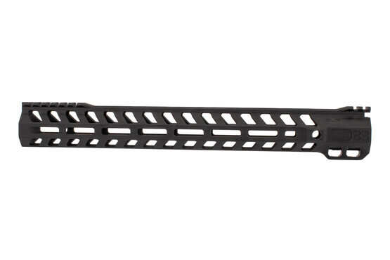 SLR Rifleworks M-LOK Ion Heavy Duty rail is 15.2" for AR15 with black anodized finish and interrupted top rail